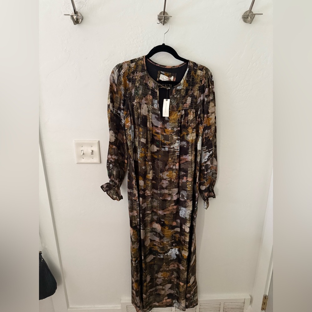 Anthropologie Blair Shimmer Maxi Dress NWT M